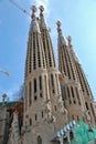 Elements and details Sagrada Familia in Barcelona